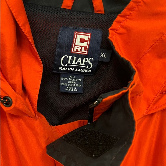 Chaps Vibrant Red and Black Hooded Jacket - Picture 3 of 6
